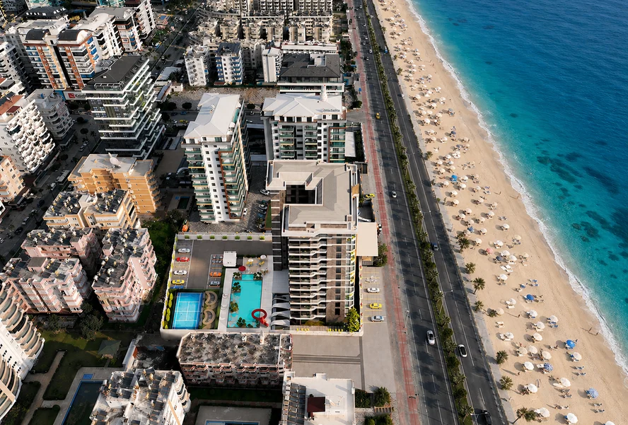 EURO 28 RESIDENCE — 1+1 daire, Mahmutlar
