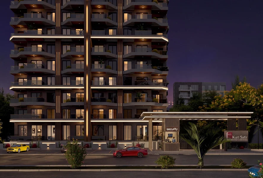 EURO 28 RESIDENCE — 1+1 daire, Mahmutlar