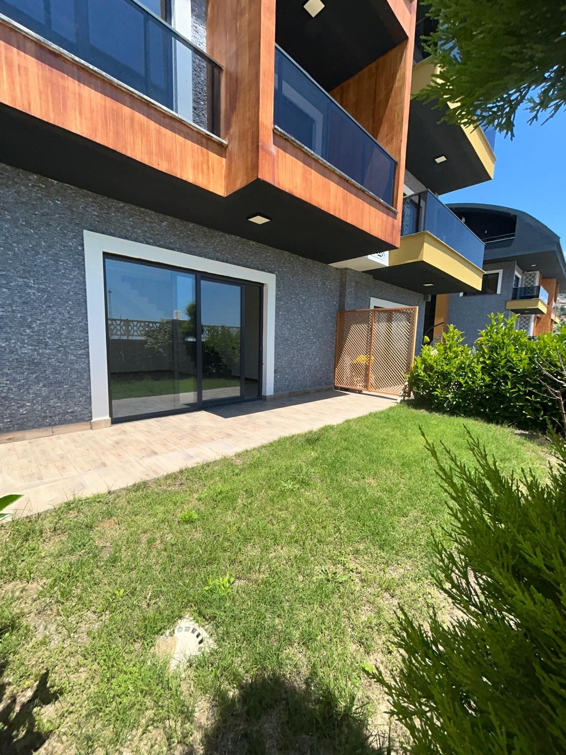 Собственный сад дуплекса D3 в Onur Garden, Аланья