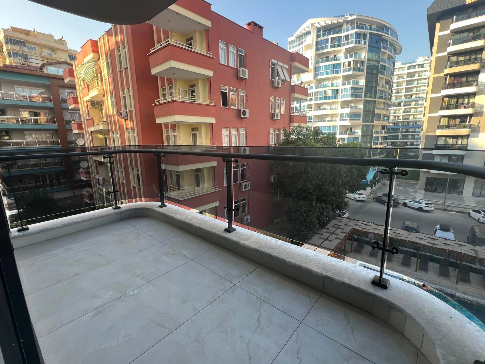 RUBIN Residence, 2+1, 110 м² — Большой балкон квартиры