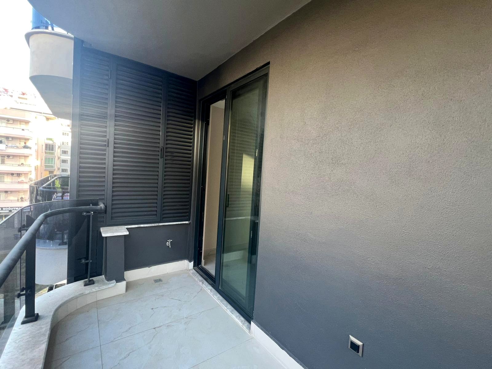 RUBIN Residence, 2+1, 110 м² — Закрытый отсек для внешнего блока кондиционера