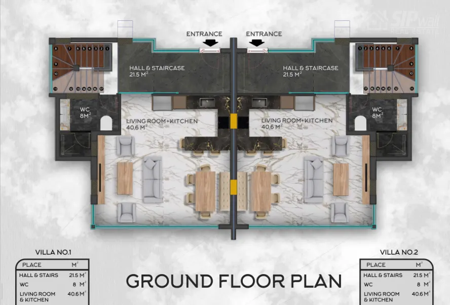 VICTORIA VILLAS, 3+1, 200 м²