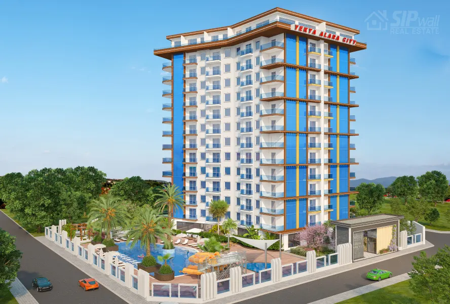 YEKTA ALARA CITY, 1+1, 50m2