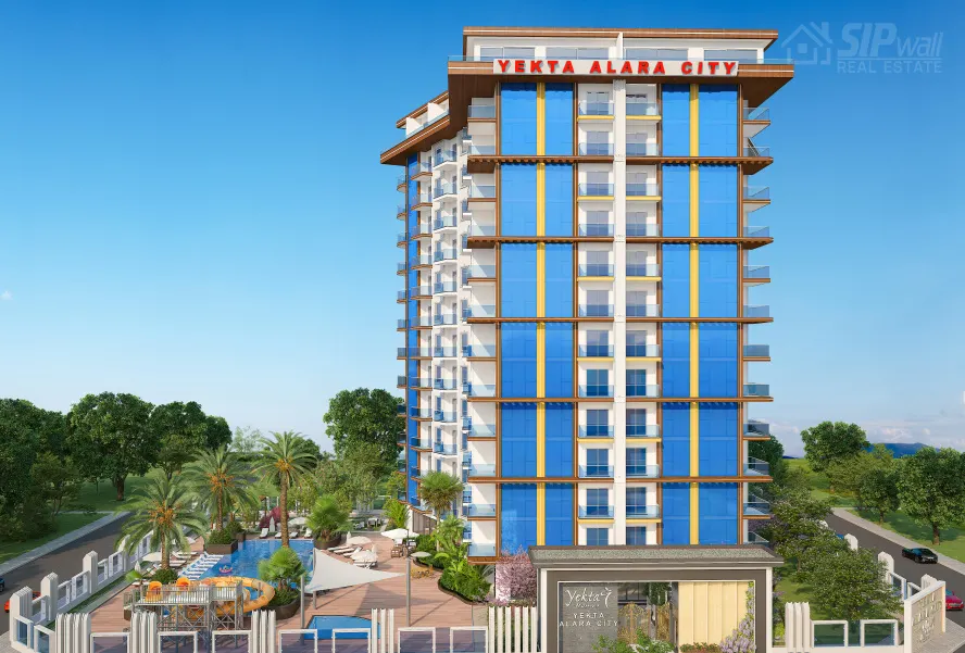 YEKTA ALARA CITY, 1+1, 50m2