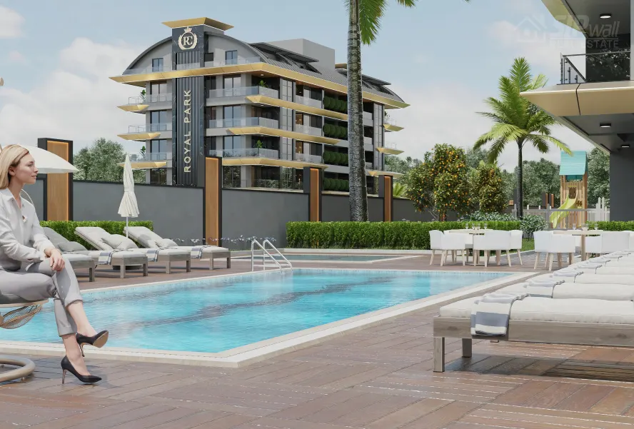 Royal Park Residence — 1+1 daire, 66 m²