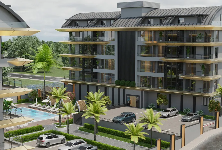 Royal Park Residence — 1+1 daire, 66 m²
