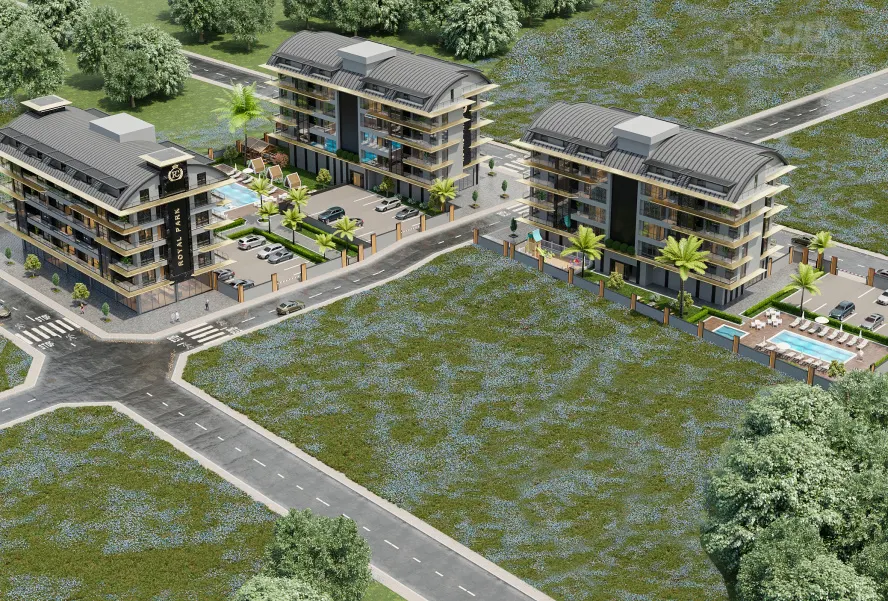 Royal Park Residence — 1+1 daire, 66 m²