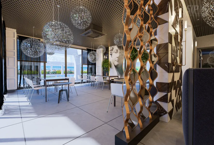 ROYAL TOWER, 1+1, 50 м²