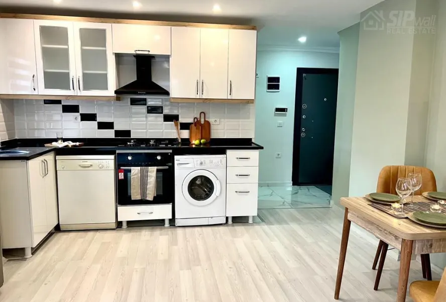 Wohnung in Gazipaşa, 1+1, 60 m²