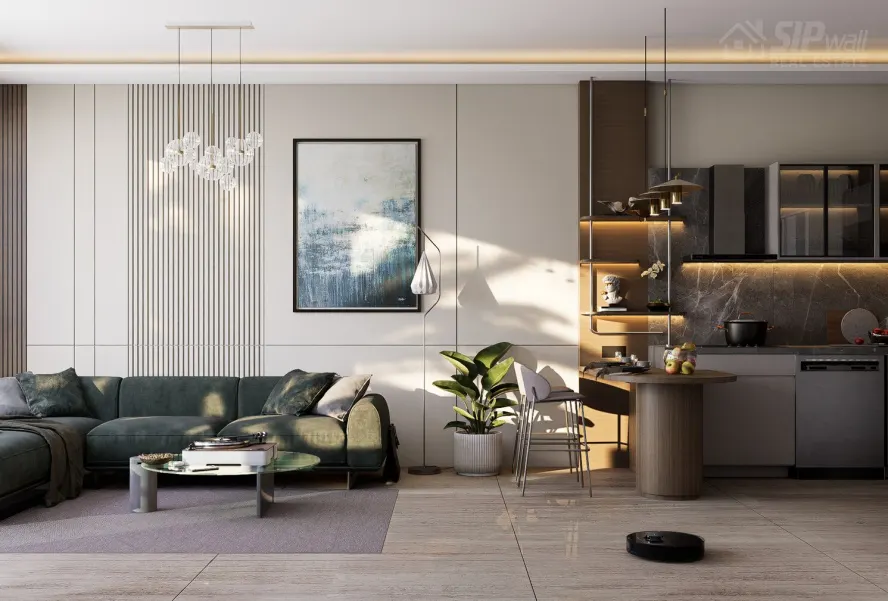 THE KAVIA, 1+1, 56 м²