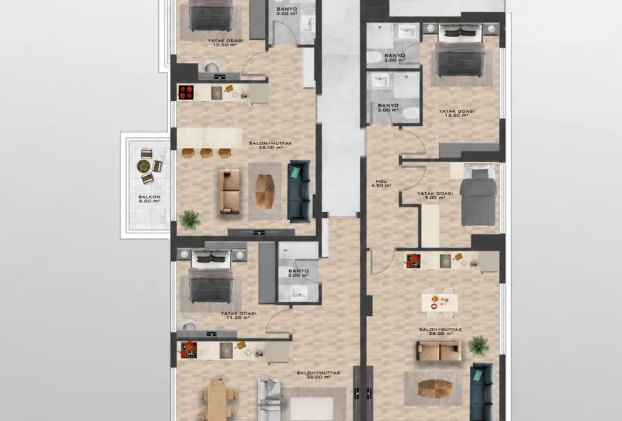 KAVI SUITE, 1+1, 54,2 m²