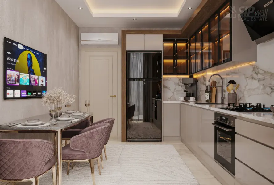 SES Mansion, 1+1, 56 м²