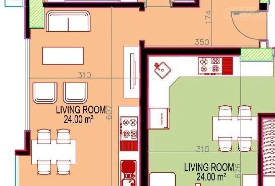 Yekta BLUE III, 1+1, 65 m²