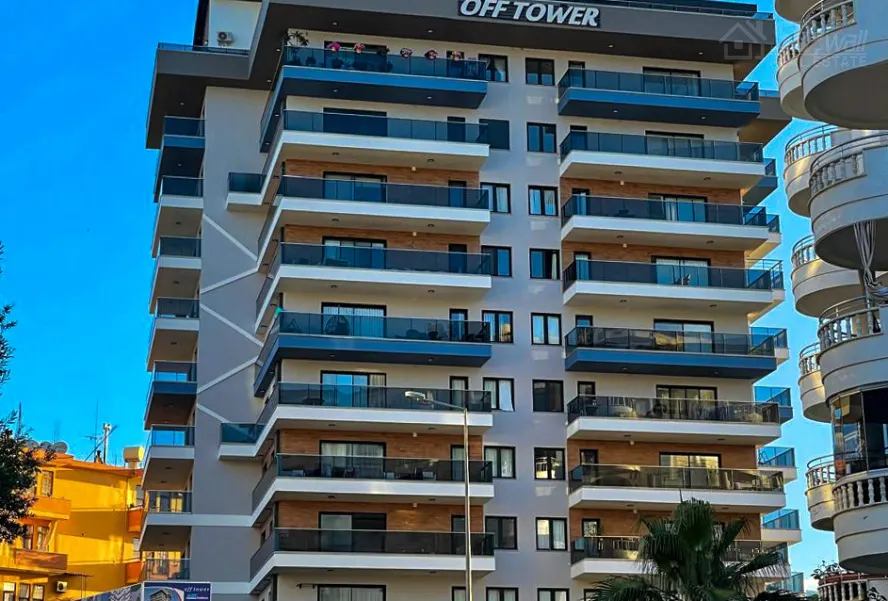 Меблированный дуплекс 4+1 в Off Tower, Тосмур — 230 м²