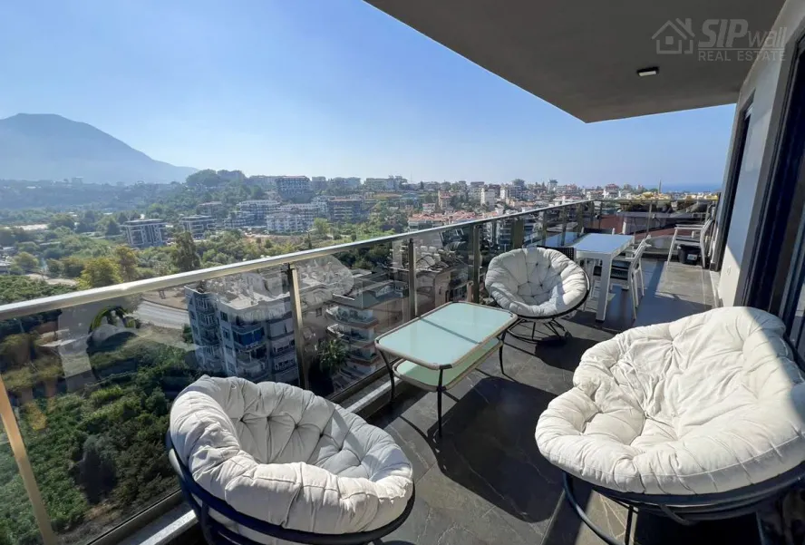 Меблированный дуплекс 4+1 в Off Tower, Тосмур — 230 м²