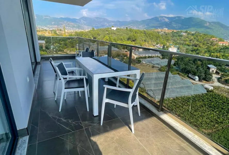 Меблированный дуплекс 4+1 в Off Tower, Тосмур — 230 м²