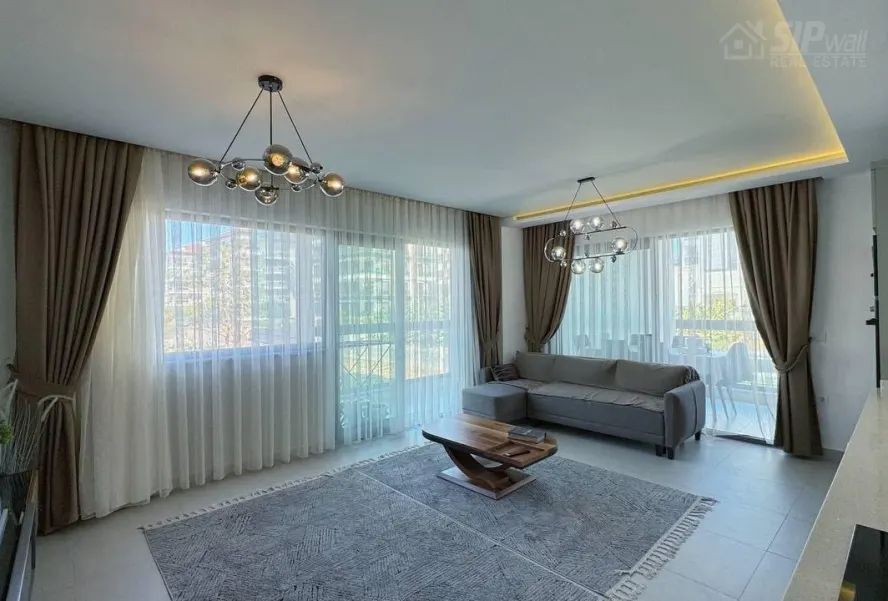 OXOPIA Residence — 2+1-Wohnung mit Meerblick in Kestel