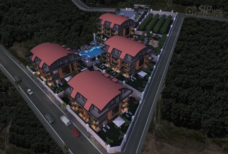 ONUR GARDEN — 1+1, 50 м²