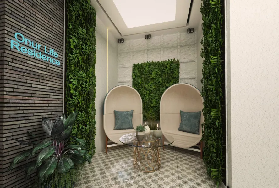 ONUR LIFE RESIDENCE — 1+1, 50 м²