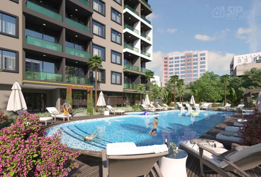 ONUR LIFE RESIDENCE — 1+1, 50 м²