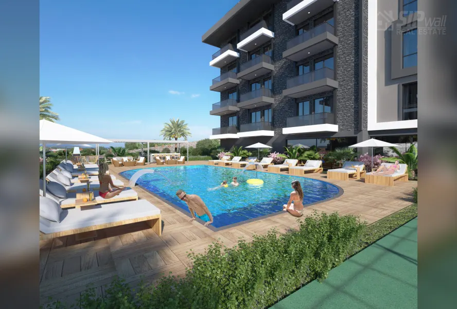 SEAVIEW RESIDENCE KONAKLI — 1+1, 50 м²