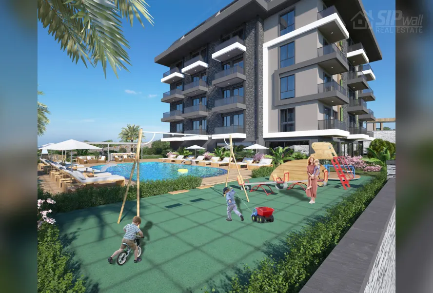 SEAVIEW RESIDENCE KONAKLI — 1+1, 50 м²