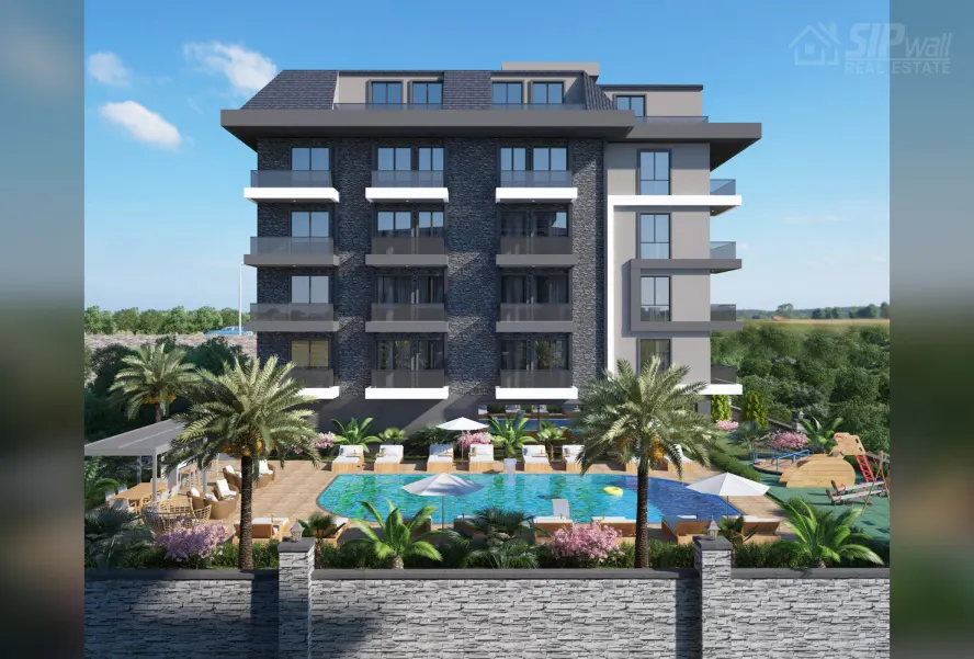 SEAVIEW RESIDENCE KONAKLI — 1+1, 50 м²