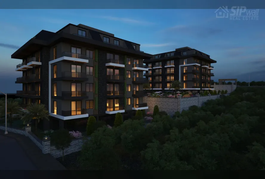 SEAVIEW RESIDENCE KONAKLI — 1+1, 50 м²