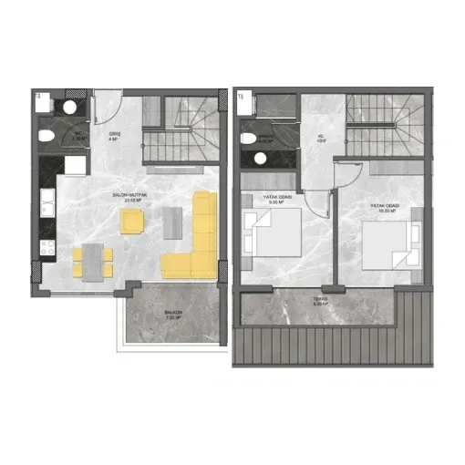 2+1 Duplex in Nobby Garden, Avsallar