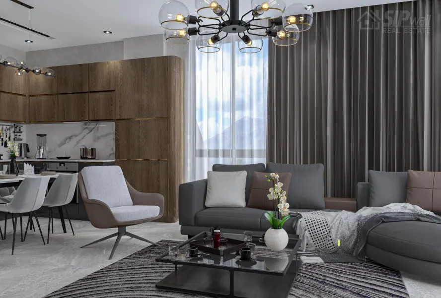 Квартира 2+1 в Nordic Sky, Тосмур