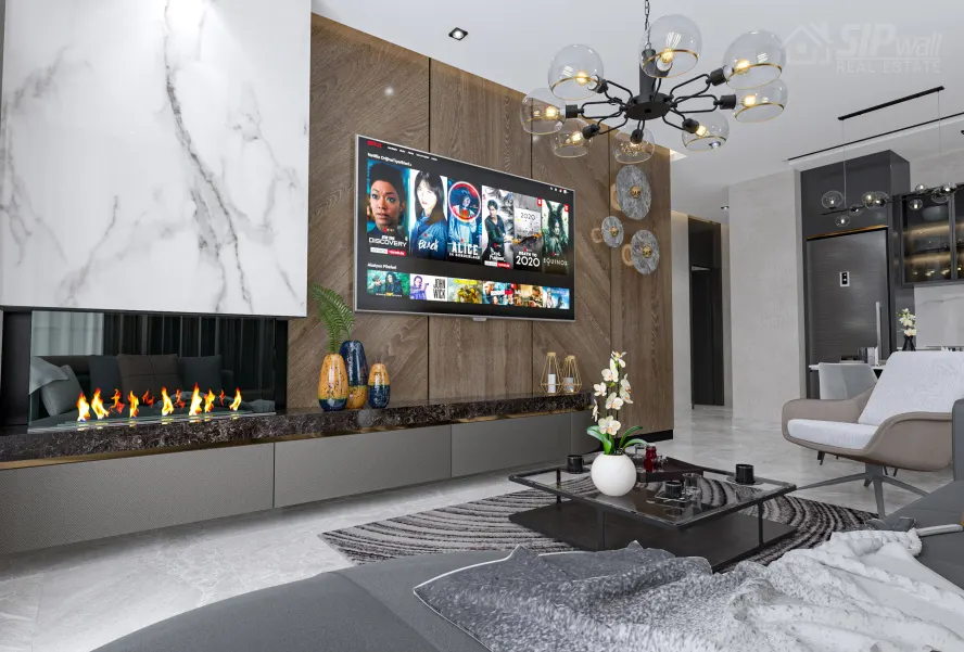 Квартира 2+1 в Nordic Sky, Тосмур