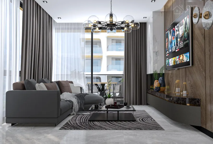 Квартира 2+1 в Nordic Sky, Тосмур