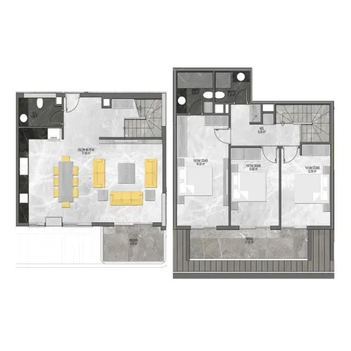 Дуплекс 3+1 в Nordic Sky, Тосмур