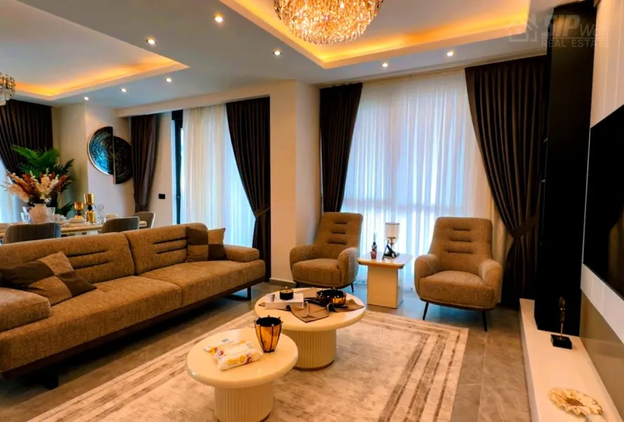 SES Star, меблированный пентхаус 2+1, 133 м²