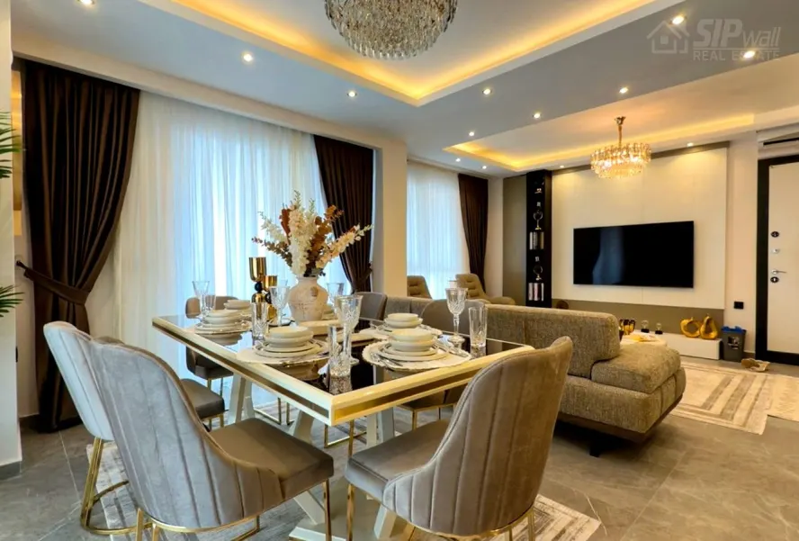 SES Star, меблированный пентхаус 2+1, 133 м²