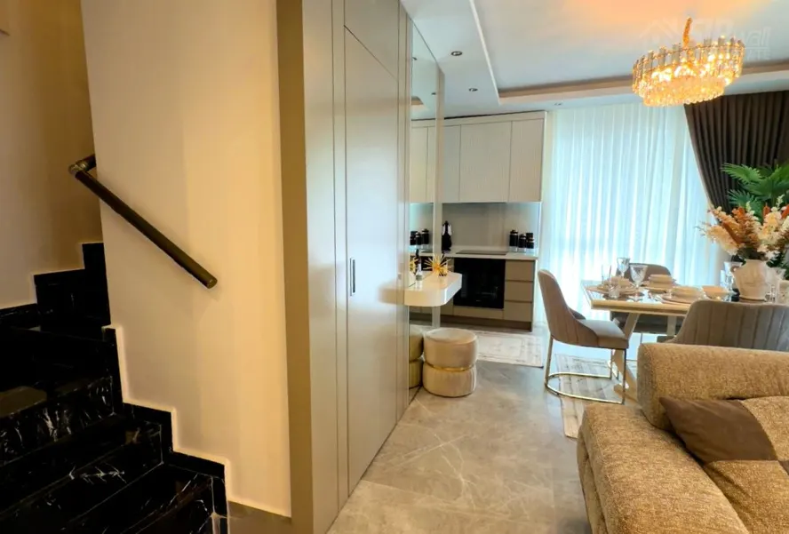 SES Star, меблированный пентхаус 2+1, 133 м²