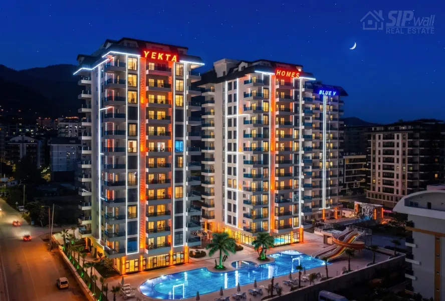YEKTA Blue V Residence, 1+1, 46.5 м²