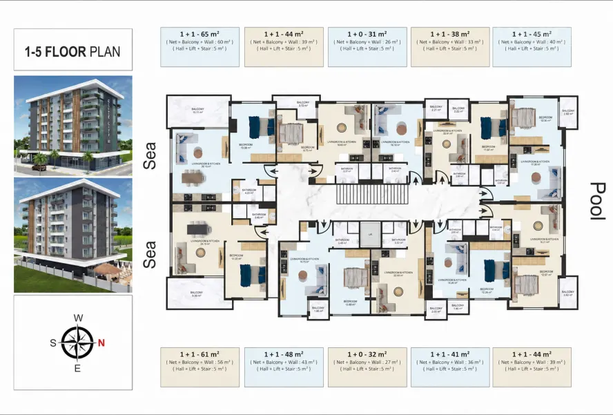 ELITE CITY 3 — 1+1, 48 м²