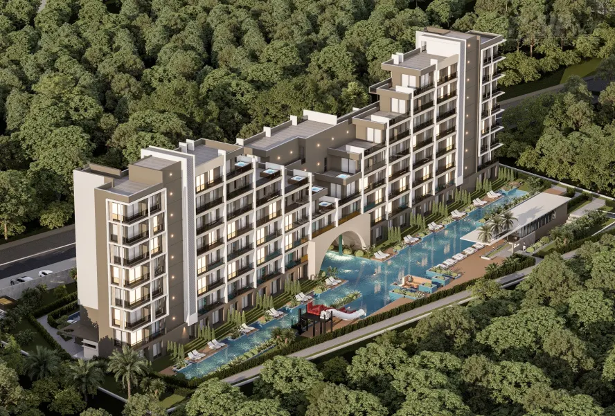 MONA Venice — Wohnung 1+1 mit Balkon in Altıntaş