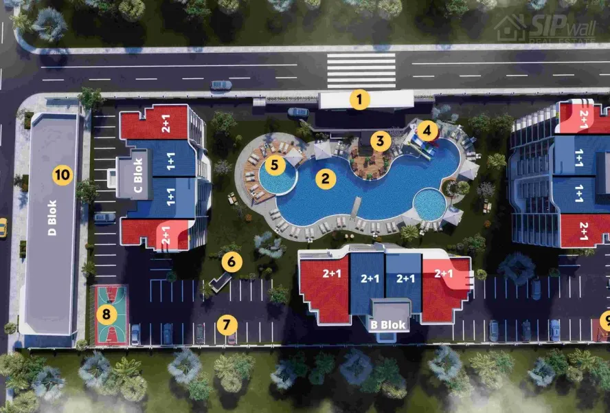 Viamar Begonvil — квартира 2+1, 97 м², Анталья