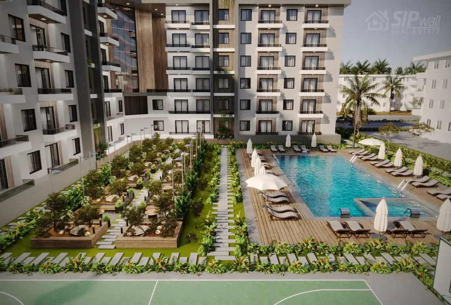 MONA VIVALDI — квартира 1+1, 60 м², Алтынташ, Анталья