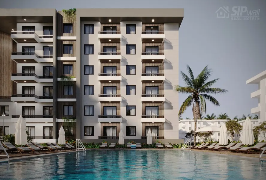 MONA VIVALDI — квартира 1+1, 60 м², Алтынташ, Анталья