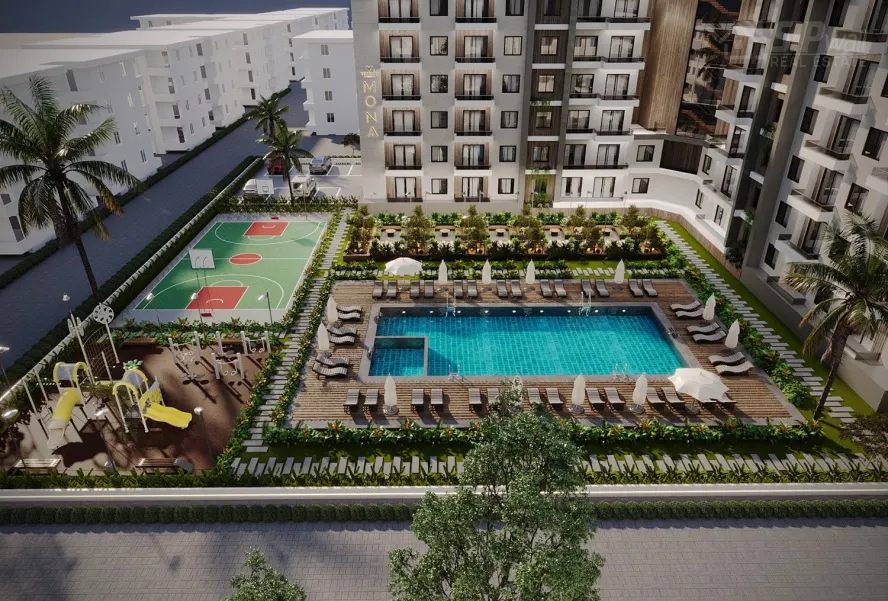 MONA VIVALDI — квартира 1+1, 60 м², Алтынташ, Анталья