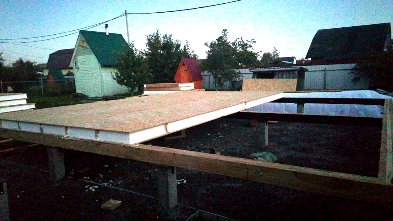 Haus 42,5 m² nach Projekt „Bulat“, Rybinsk: SIP-Boden auf Höhe 0