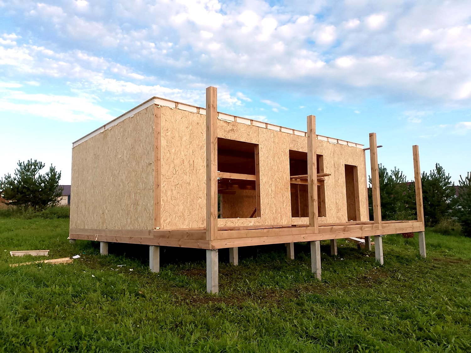 Haus nach Projekt „Mistika - S2.8“, Gebiet Nischni Nowgorod: Wandmontage
