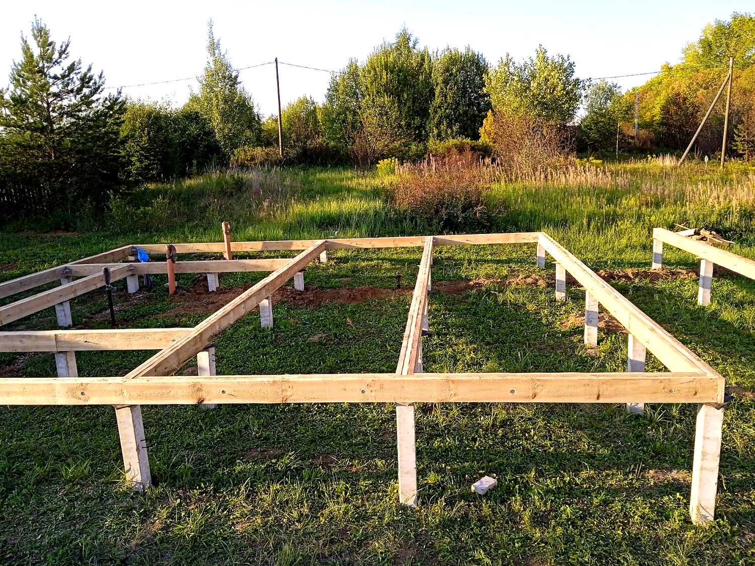 155 m² ev, özel proje, 4-Sadovıy Kvartal yerleşimi: temel ve taban kuşağı