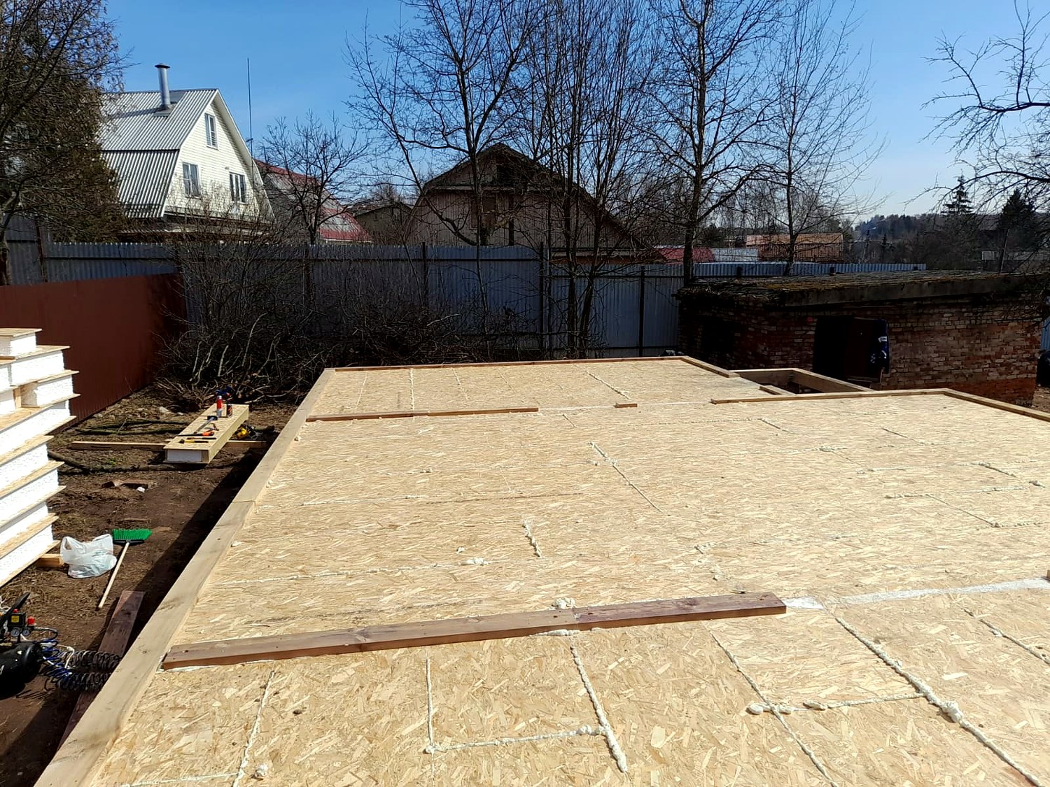Haus 166,8 m² nach Projekt „München“, Krasnogorsk: SIP-Boden auf Höhe 0