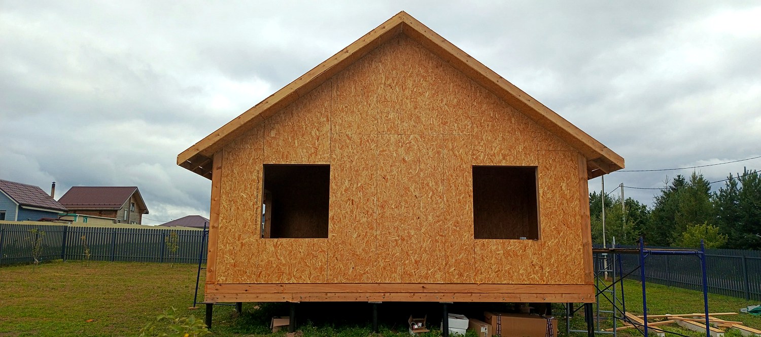 68,4 m² ev, “Almaz” projesi, Gavshino köyü: duvar montajı
