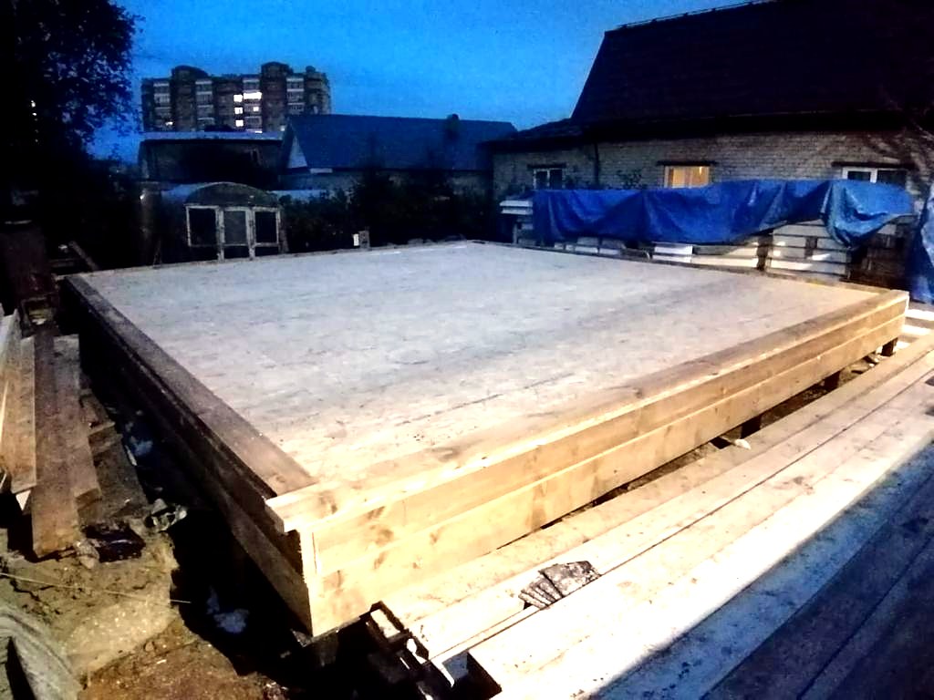 “Avdeevo 2” projesine göre 83,37 m² ev, Kostroma: 0 kotunda SIP panel zemin