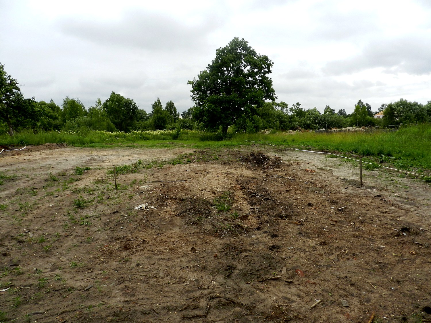 Haus nach individuellem Projekt, Gavrilov-Yam: Fundament und Grundrahmen
